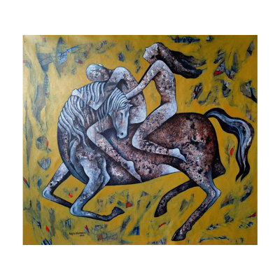 Cheval sauvage | Acrylique sur toile | Par Ranjith Raghupathy