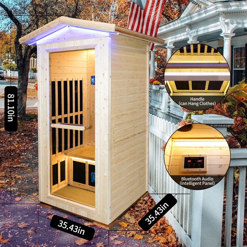 OUTEXER 1 - Sauna infrarouge FAR compatible Bluetooth