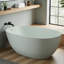 Baignoire autoportante 61 "avec drain et trop-plein 61"-119713714