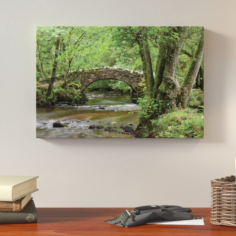 Modern & Contemporary, 18" H x 26" W x 1.5" D, Black Framed Canvas, No Mat