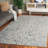 Rudiger Abstract Hand Tufted Wool/Cotton Abstract Rug in Gray/Blue-1763413281