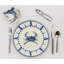 Blue Crab Enamelware Latte Mug