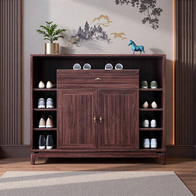 Nouvelle armoire à chaussures rétro haut de gamme de style chinois