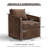 Clarisse Solid Wood Upholstered Swivel Armchair-41176637