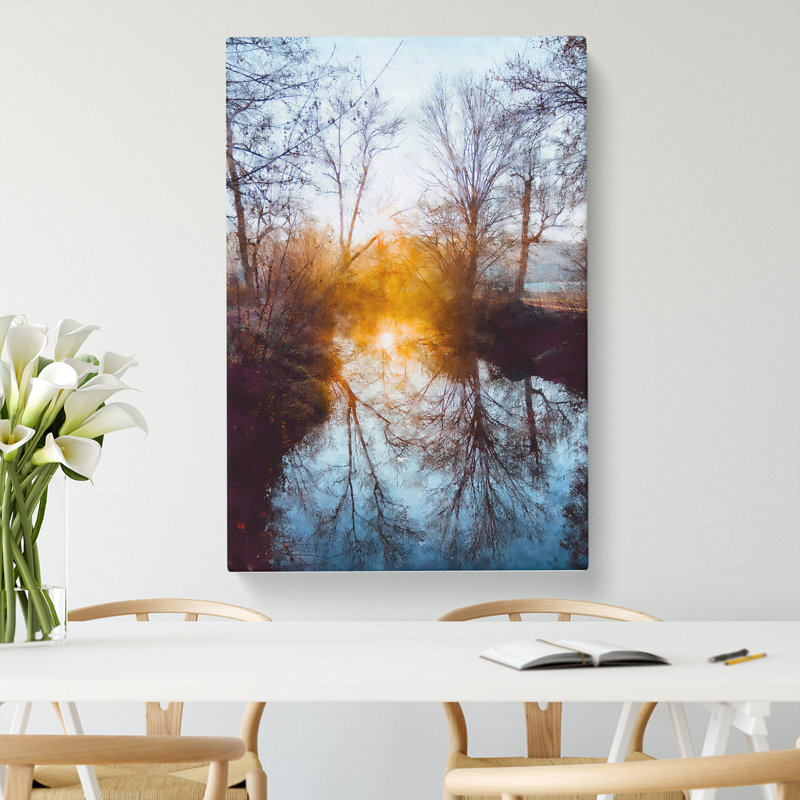 Trees - Wrapped Canvas Painting, 76cm H x 45cm W x 4cm D