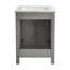 Meuble-lavabo gris Calice