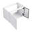 Wall-Mounted Bathroom Vanity With Ceramic Sink, 2-Soft Close Doors