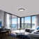 Atlas Acrylic LED Flush Mount