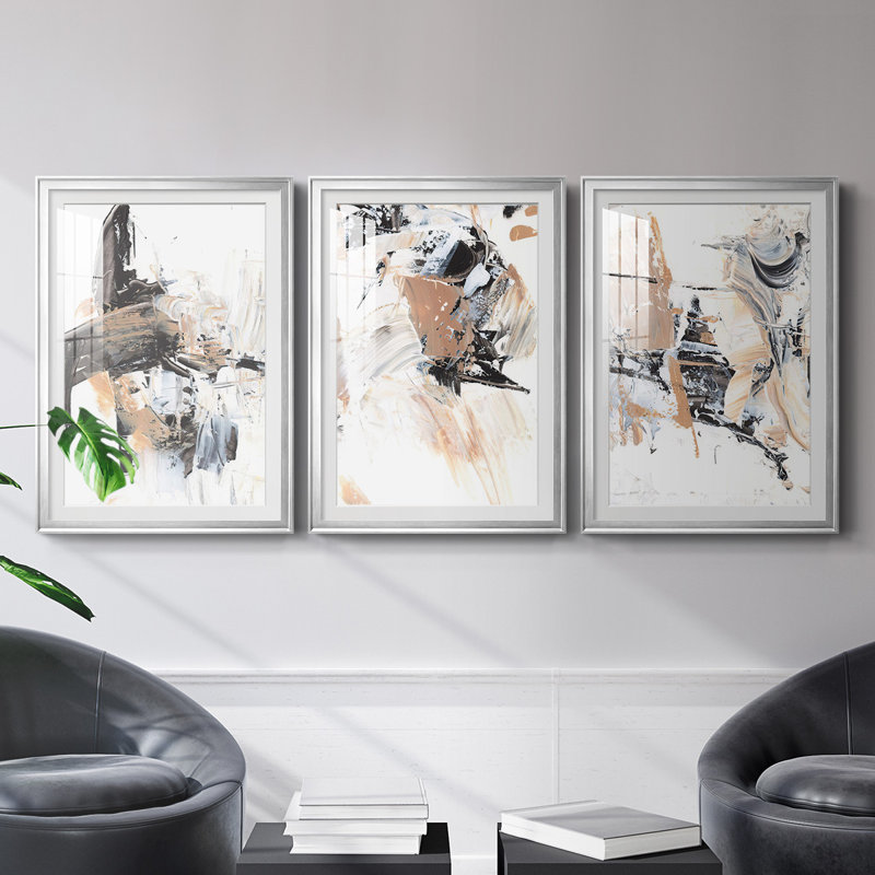 Ruckus I, reproduction encadrée de qualité supérieure - prête à être accrochée, H 42,5 po x l 91,5 po x P 2,5 po
