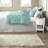 Contemporary Aqua Bedding Sets With Metallic Shine