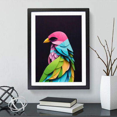 Paper Bird Abstract - Wall Art