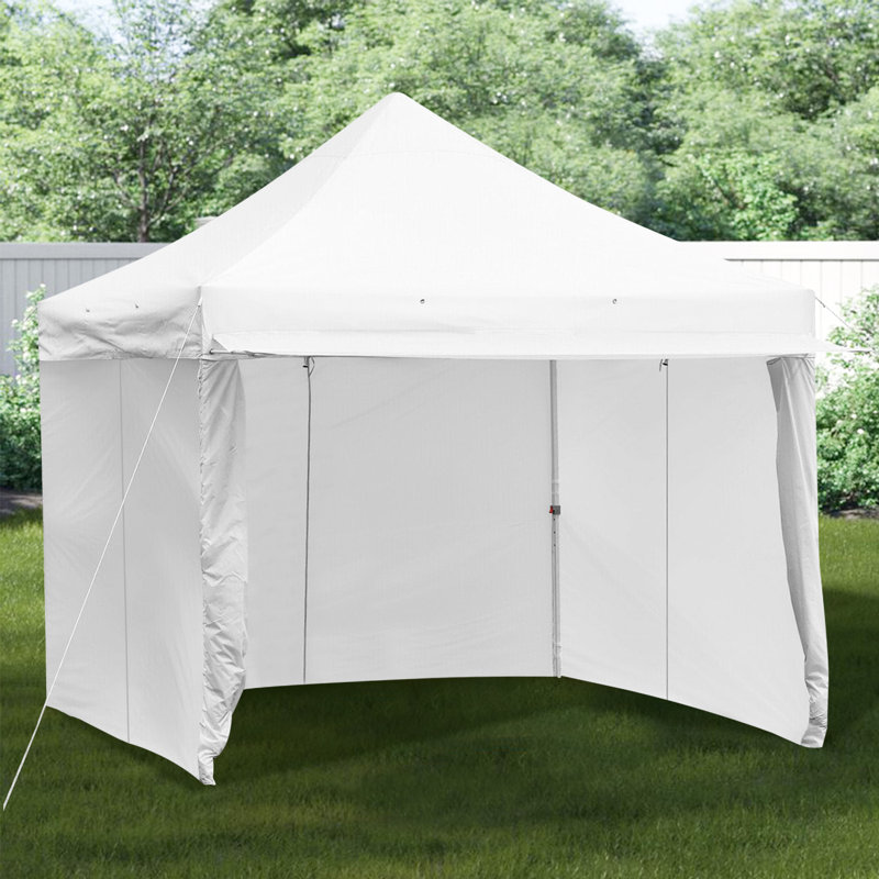 10 pi. L 10 pi. Auvent de tente de fête D, Blanc