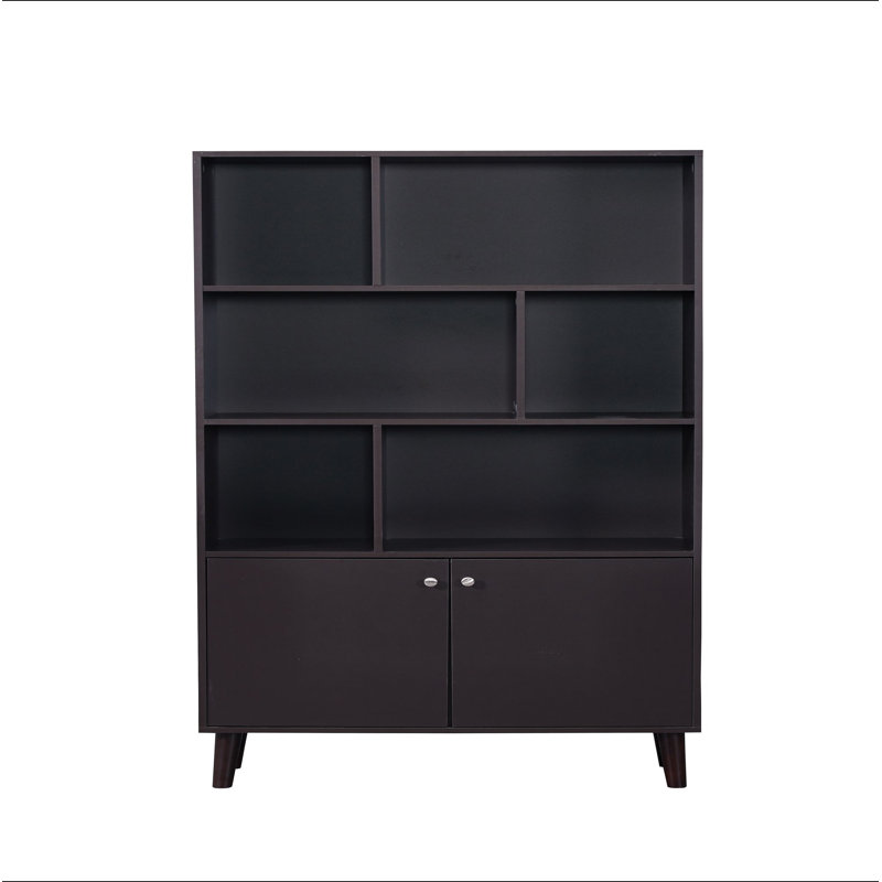 Bibliothèque 67 "avec portes, bibliothèque à 3 niveaux