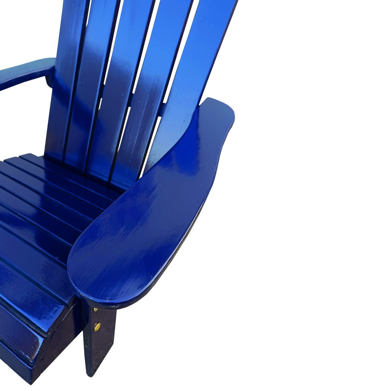 Blue Solid Hardwood 'S Chair With Wide Seat, For Pleasant Sitting, Assembly Steps
