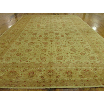 Huntingdon One-of-a-Kind 17' X 25'2" New Age Wool Area Rug in Cream
