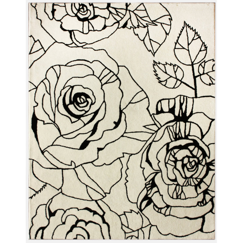 Jacieon Floral Indoor Rug, 5' x 6'4"