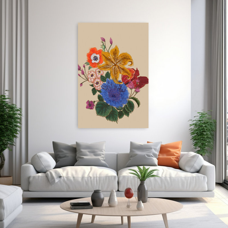 Art contemporain contemporain abstrait fantaisiste, H 60 po x l 40 po