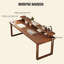 Bureau en bois massif avec bibliothèque-287536439-287536434