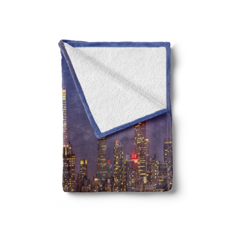 Hand Woven Throw Blanket, 50" x 70"