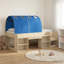  Bed with Tunnel with Shelf with Storage 4 pcs Engineered Wood Frame-1256418369-1256418375