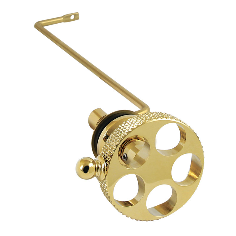 Levier de réservoir de toilette à fixation latérale Kingston Brass Webb, Laiton poli