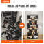 Présentoir à chaussures rotatif à 5 niveaux 360 °