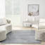 Abstract Area Rug in Blue/Ivory-2146151743