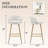 Upholstered Counter Stool With Metal Frame-502709017-502709019