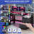 Balconera 65'' L Shaped Desk With Power Outlets, LED Lights & Monitor Stand-105529343