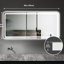 Miroir de salle de bain 28 * 60 - brouillard, structure incassable, grande sortie décorative stable