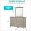 Commode Hammond, champagne argenté