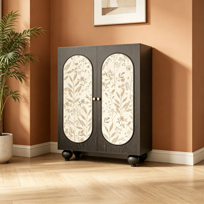 Vintage Living Room Storage Decorative  Cabinet