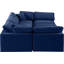 Canapé modulaire réversible en velours de 120 po de large avec repose-pieds Hocroft-87141488