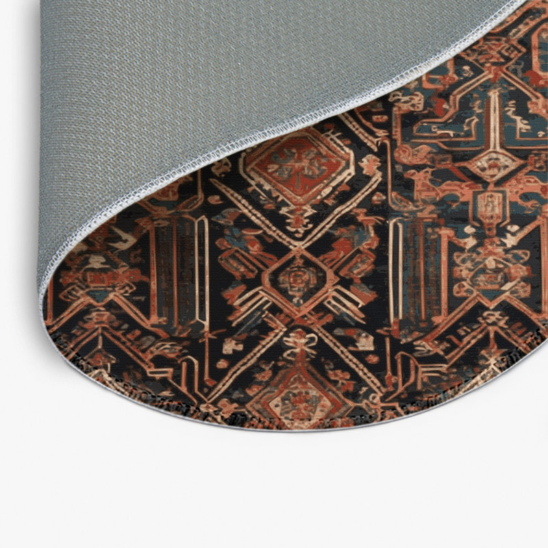 Tapis intérieur et extérieur ArtDeco, Rond 5 pi