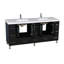 Ensemble de meuble-lavabo de salle de bain double 72 po Karson-16633840