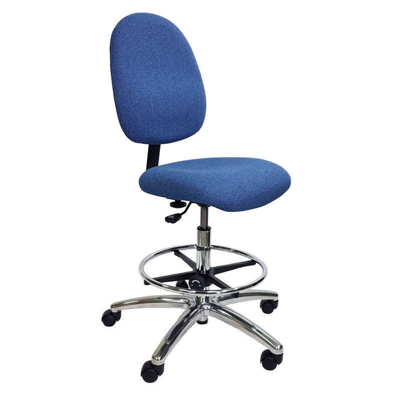 Chaise de dessinateur, Bleu