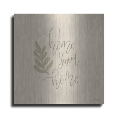 Luxe Metal Art 'Home Sweet Home' By Imperfect Dust " Home Sweet Home " by Imperfect Dust
