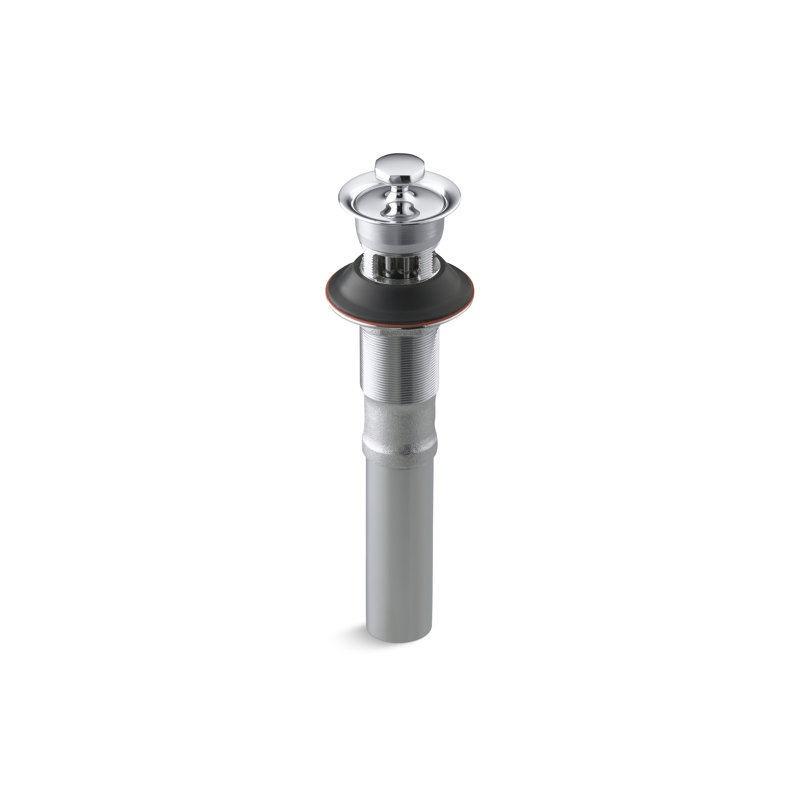 Drain de lavabo avec trop-plein Whitehaven, Chrome poli, Avec trop-plein