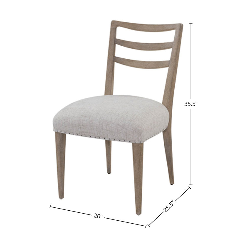 Ensemble de 2 chaises d'appoint Ladderback, Sable