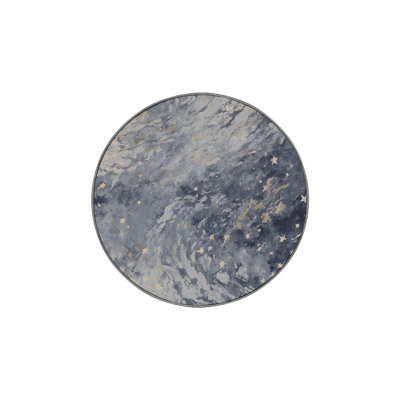 Machine Washable Gray Area Rug