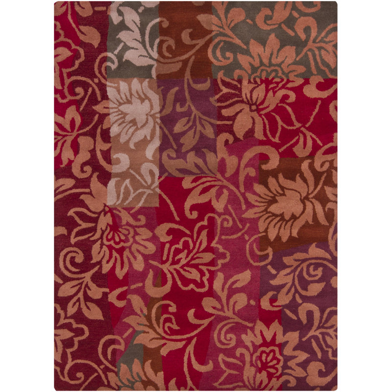 Tapis rouge Abbeville, Rectangle 5 pi x 7 pi