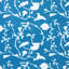 Blue Sanctuary Linen Square Napkins
