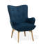 Carwile Upholstered Wingback Chair with Footstool-38052728