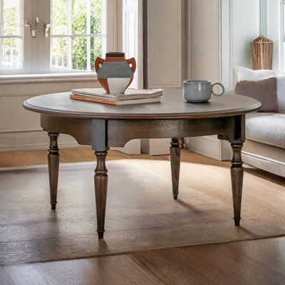 Nouvelle table basse ronde rétro chinoise