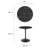 Lippa Round Artificial Marble Dining Tabl-1849822968-1849822969