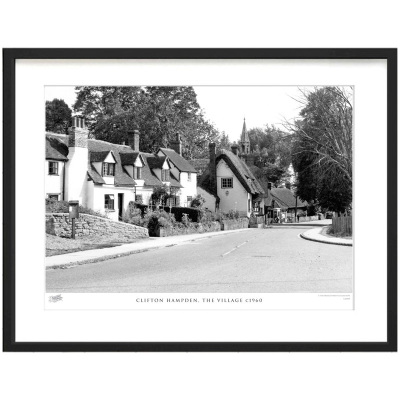 Clifton Hampden, The Village C1960 by Francis Frith - Single Picture Frame Print, 45cm H x 60cm W x 2.3cm D