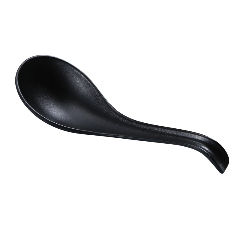 Black Pearl Asian Soup Spoon