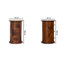 Baruc 32cm W Solid Wood Bedside Table