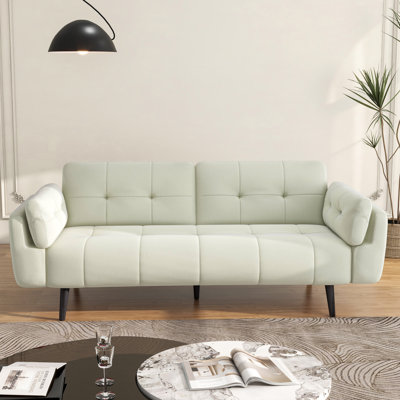 Raducu 190.2Cm Wide Cushioned Convertible Sofa