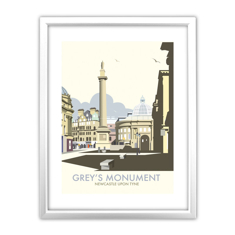 Dave Thompson - Single Picture Frame Print, White